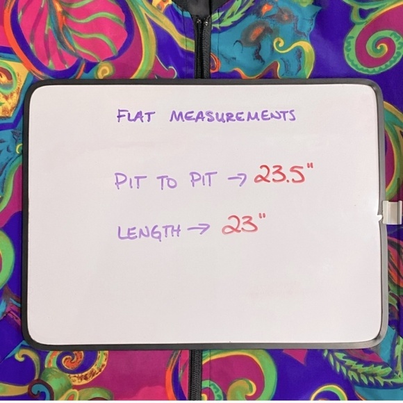 Vintage Alia Oversized Vibrant Print Full Zip Lightweight Bomber Jacket M - Picture 5 of 13